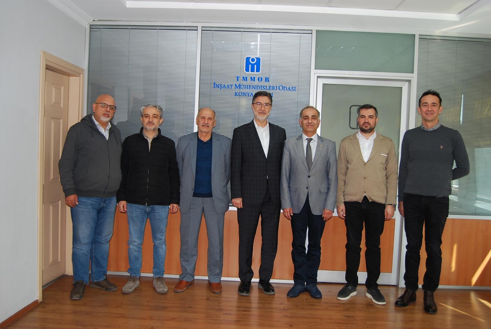 İNŞAAT MÜHENDİSLERİ ODASINI ZİYARET ETTİK